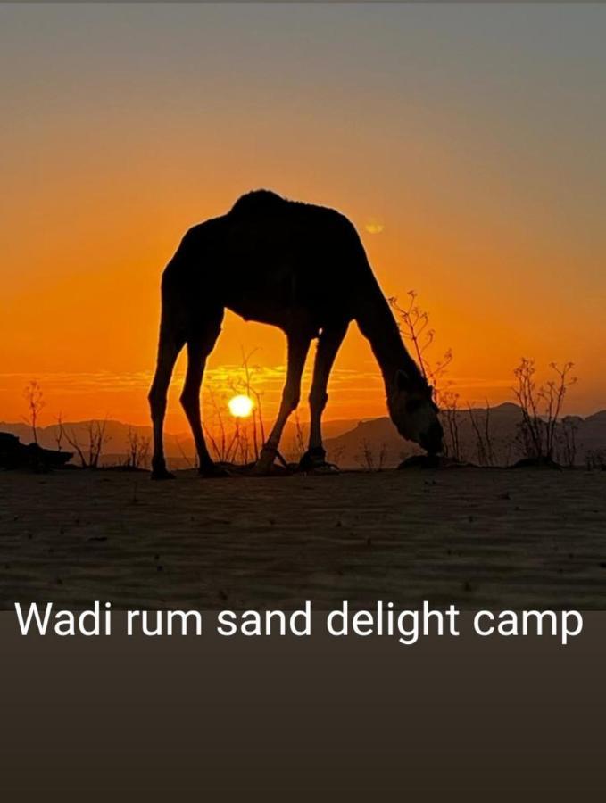 فندق Wadi Rum Sand Delight Camp المظهر الخارجي الصورة