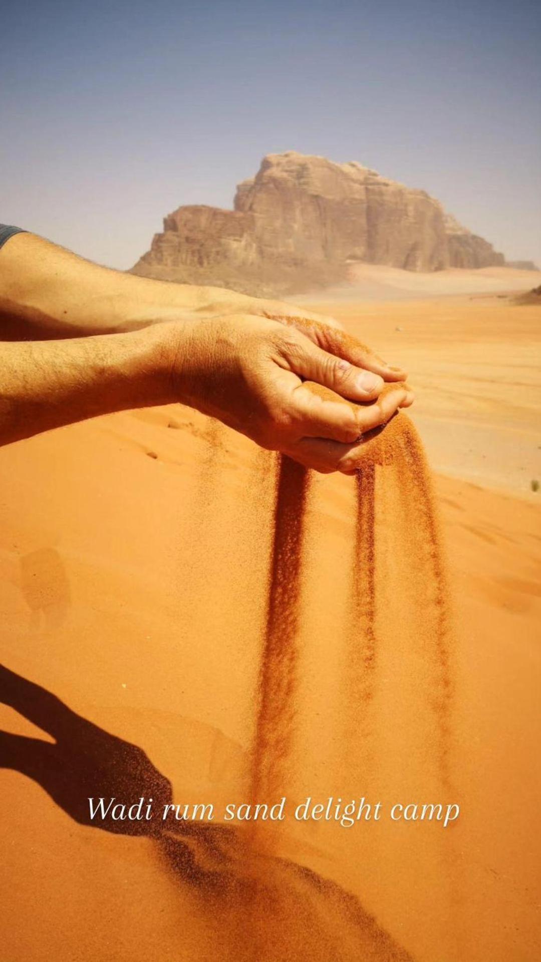 فندق Wadi Rum Sand Delight Camp المظهر الخارجي الصورة